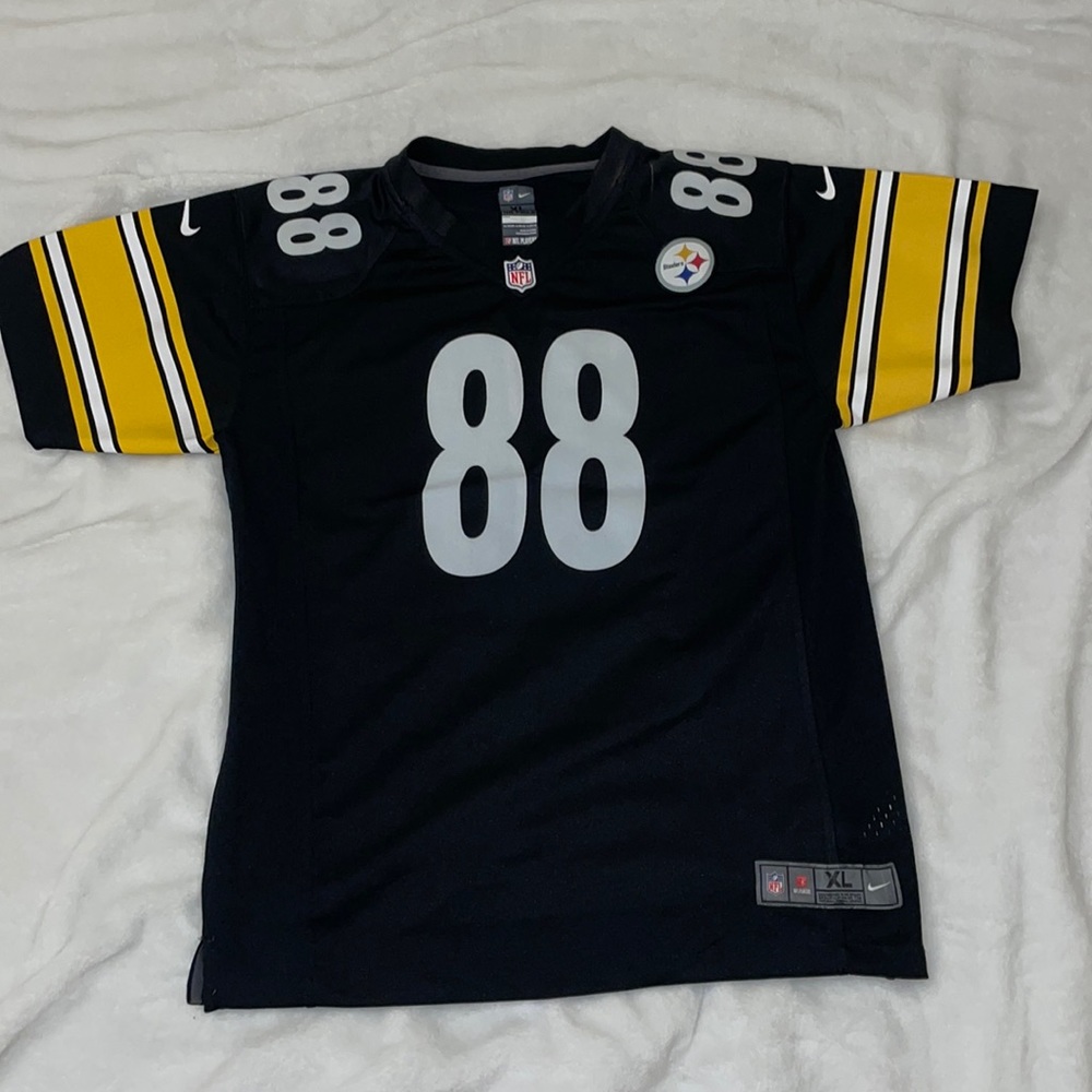 Authentic (Official NFL Gear) Steelers #88 Emmanuel Sanders Jersey in Kids XL